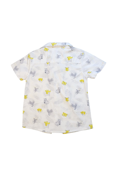 A White Short Sleeve Shirts from Mayoral in size 3T for boy. (Back View)