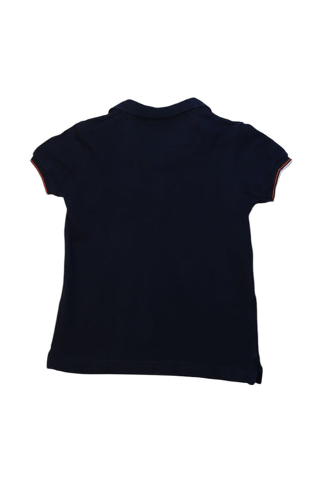 A Navy Short Sleeve Polos from Mayoral in size 3T for boy. (Back View)