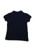 A Navy Short Sleeve Polos from Mayoral in size 3T for boy. (Back View)