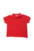 A Red Short Sleeve Polos from Mayoral in size 3T for boy. (Front View)