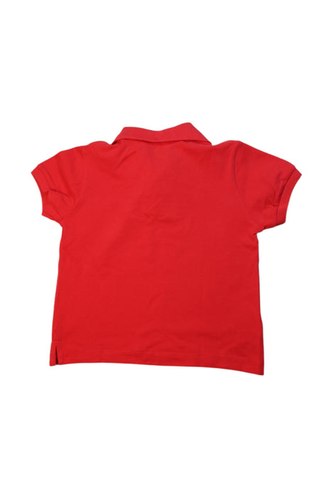 A Red Short Sleeve Polos from Mayoral in size 3T for boy. (Back View)