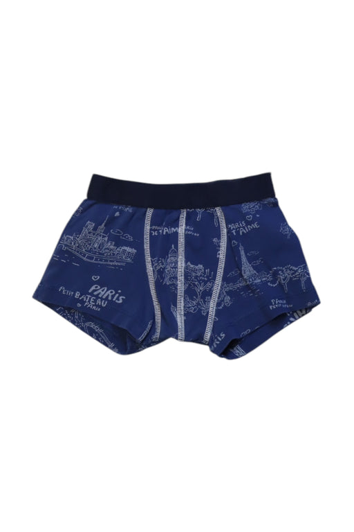 A Navy Underwear from Petit Bateau in size 5T for boy. (Front View)