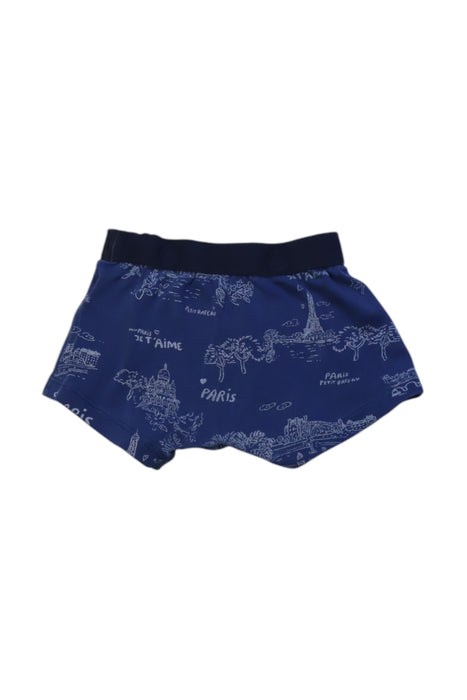 A Navy Underwear from Petit Bateau in size 5T for boy. (Back View)