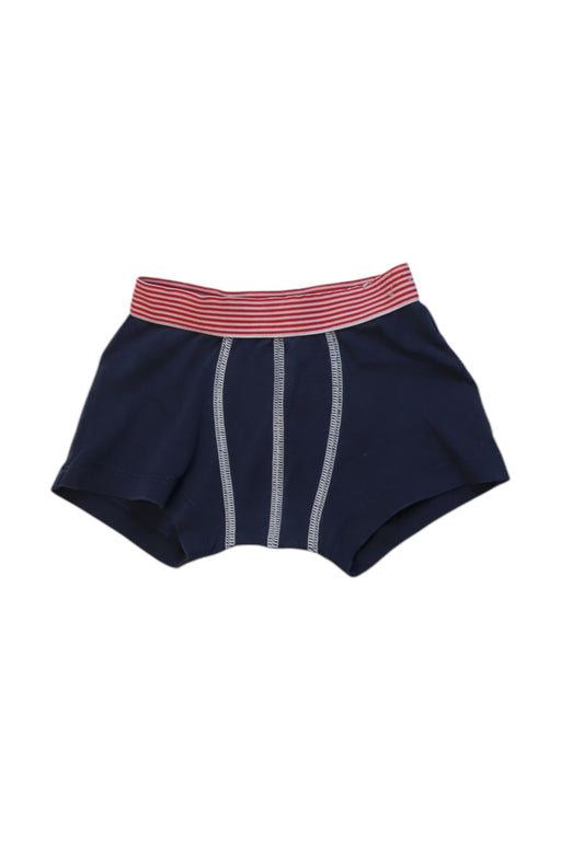A Navy Swim Shorts from Petit Bateau in size 4T for neutral. (Front View)
