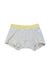 A Grey Underwear from Petit Bateau in size 4T for neutral. (Front View)
