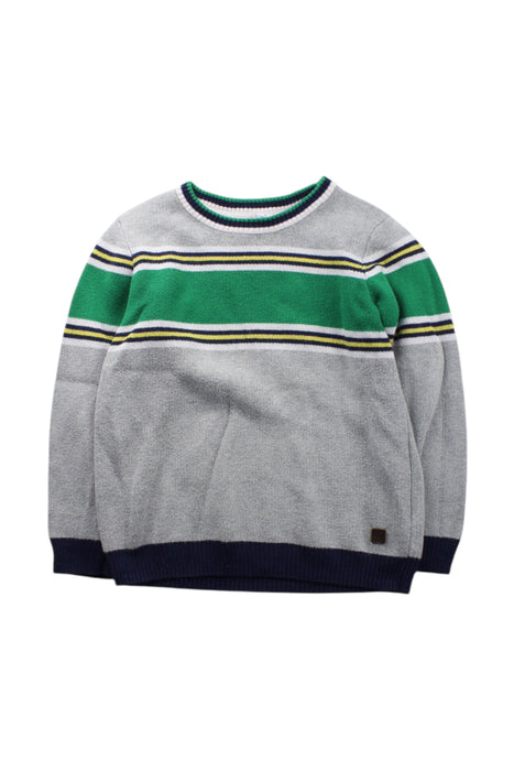 A Grey Knit Sweaters from Janie & Jack in size 4T for neutral. (Front View)