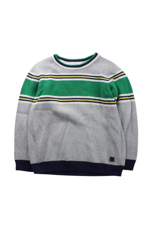 A Grey Knit Sweaters from Janie & Jack in size 4T for neutral. (Front View)