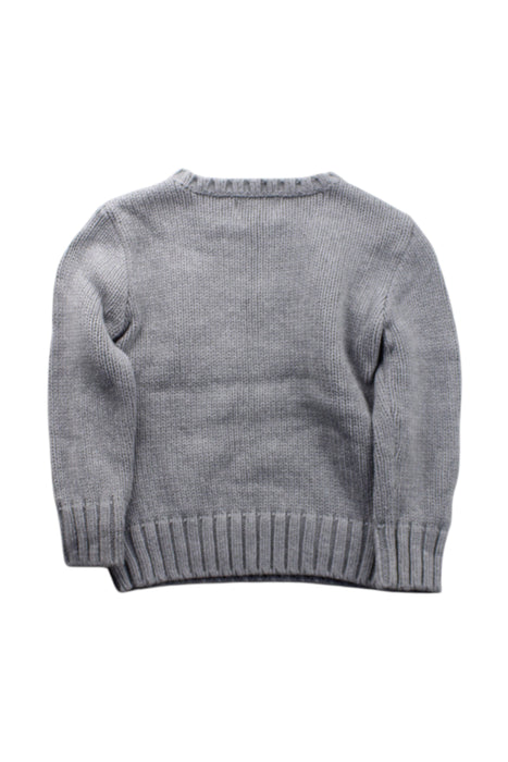 A Grey Knit Sweaters from Polo Ralph Lauren in size 4T for neutral. (Back View)
