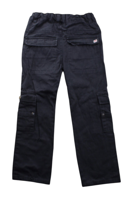 A Navy Casual Pants from Appaman in size 6T for boy. (Back View)