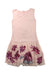 A Pink Sleeveless Dresses from Guess in size 6T for girl. (Front View)