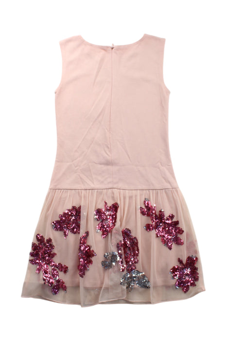 A Pink Sleeveless Dresses from Guess in size 6T for girl. (Back View)