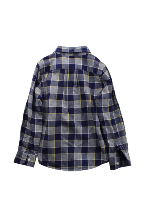 A Blue Long Sleeve Shirts from Janie & Jack in size 4T for boy. (Back View)