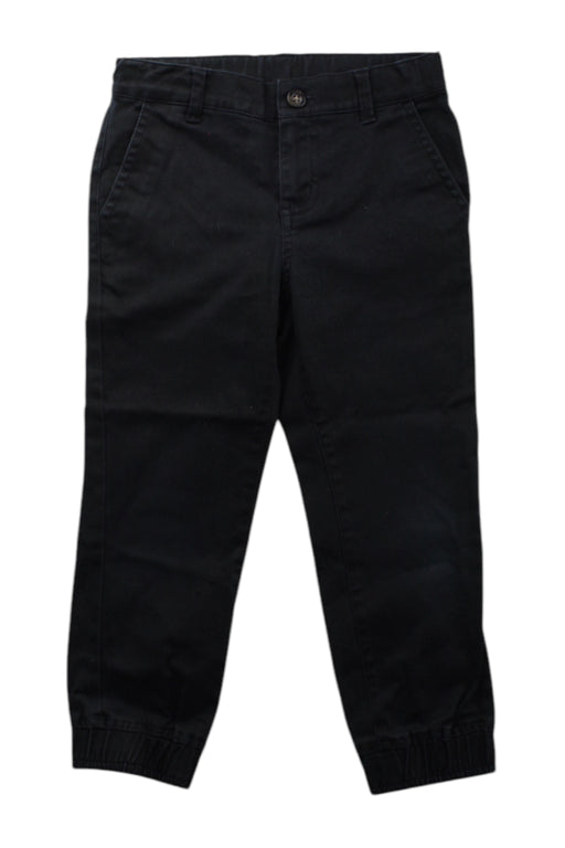 A Black Casual Pants from Janie & Jack in size 4T for boy. (Front View)