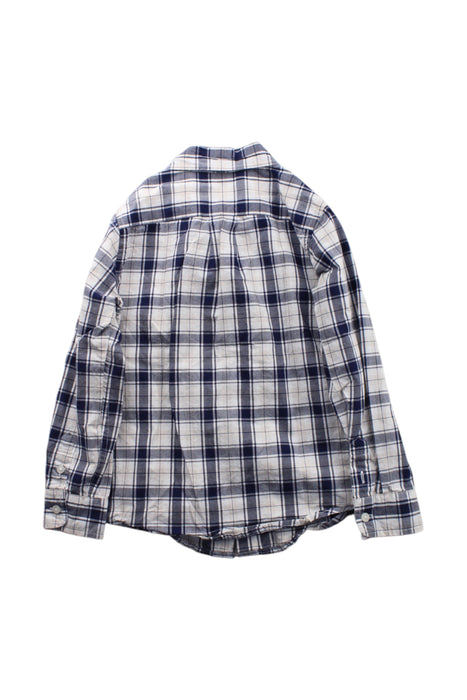 A Navy Long Sleeve Shirts from Janie & Jack in size 4T for boy. (Back View)