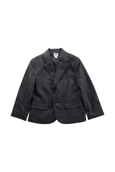 A Black Blazers from Janie & Jack in size 4T for boy. (Front View)