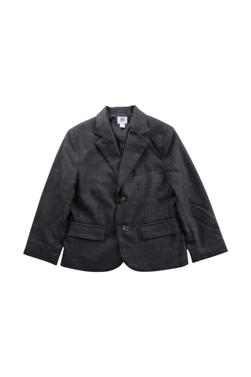 A Black Blazers from Janie & Jack in size 4T for boy. (Front View)