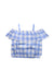 A Blue Sleeveless Tops from Janie & Jack in size 14Y for girl. (Back View)