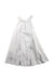 A White Sleeveless Dresses from Sergent Major in size 5T for girl. (Back View)