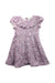 A Pink Short Sleeve Dresses from Janie & Jack in size 6T for girl. (Front View)