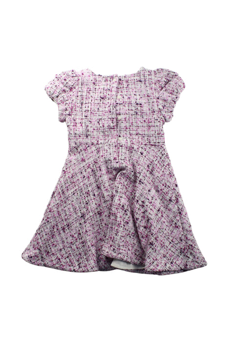 A Pink Short Sleeve Dresses from Janie & Jack in size 6T for girl. (Back View)