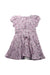 A Pink Short Sleeve Dresses from Janie & Jack in size 6T for girl. (Back View)