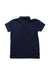 A Navy Short Sleeve Polos from Crewcuts in size 4T for boy. (Back View)