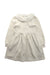 A Ivory Long Sleeve Dresses from Janie & Jack in size 6T for girl. (Front View)