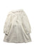 A Ivory Long Sleeve Dresses from Janie & Jack in size 6T for girl. (Back View)