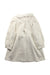 A Ivory Long Sleeve Dresses from Janie & Jack in size 6T for girl. (Back View)