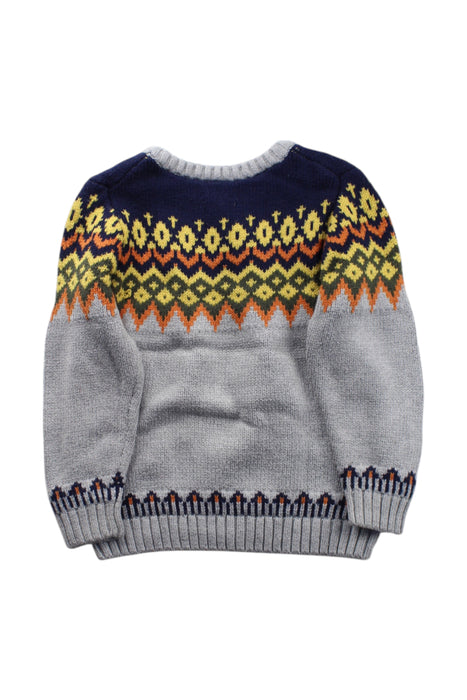 A Multicolour Knit Sweaters from Janie & Jack in size 4T for neutral. (Back View)