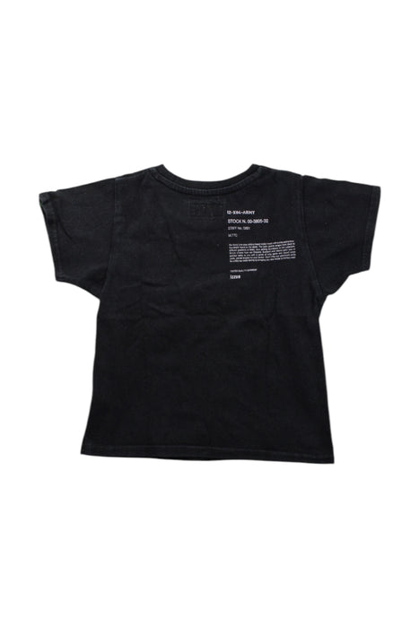 A Black Short Sleeve T Shirts from izzue in size 4T for neutral. (Back View)