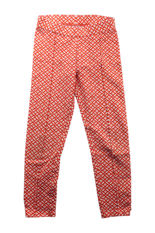 A Red Leggings from Janie & Jack in size 7Y for girl. (Front View)