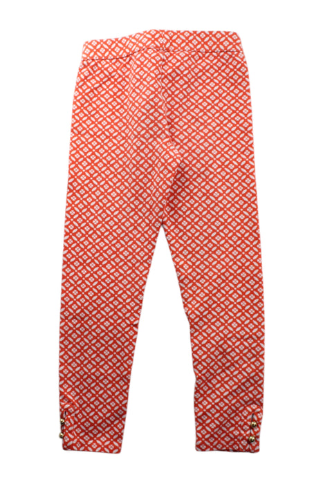 A Red Leggings from Janie & Jack in size 7Y for girl. (Back View)