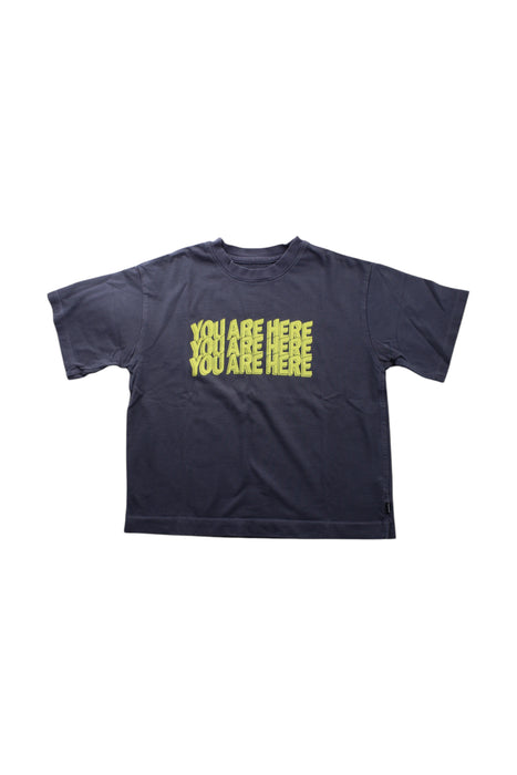 A Navy Short Sleeve T Shirts from Arch & Line in size 6T for neutral. (Front View)