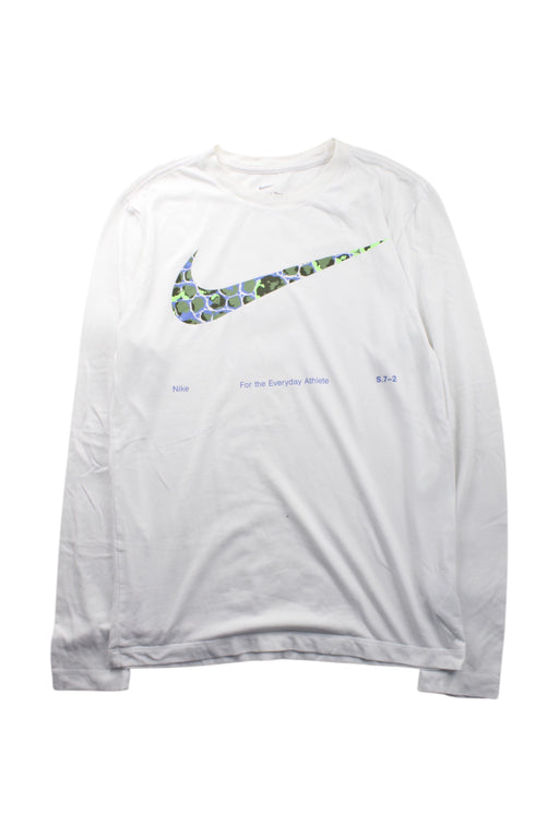 A White Long Sleeve T Shirts from Nike in size 14Y for neutral. (Front View)