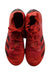 A Red Cleats/Soccer Shoes from Adidas in size 10Y for boy. (Back View)
