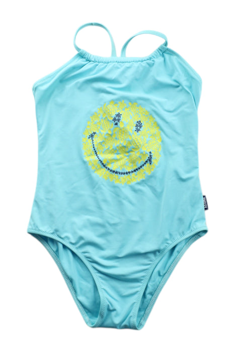 A Blue Swimsuits from Vilebrequin in size 6T for girl. (Front View)