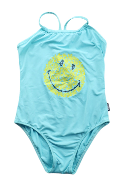 A Blue Swimsuits from Vilebrequin in size 6T for girl. (Front View)