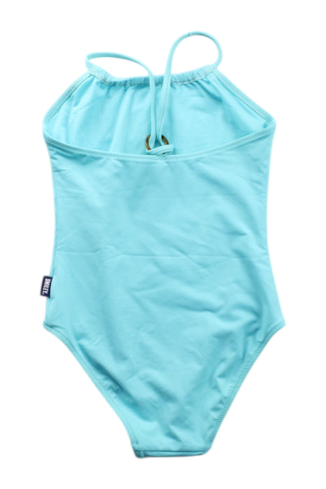A Blue Swimsuits from Vilebrequin in size 6T for girl. (Back View)