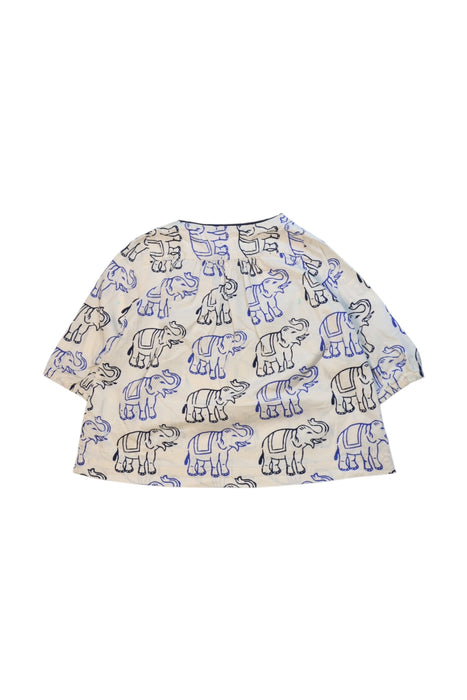 A Navy Long Sleeve Tops from Crewcuts in size 2T for neutral. (Back View)