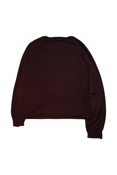 A Brown Long Sleeve Polos from Excuse My French in size 10Y for neutral. (Back View)