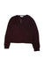 A Brown Long Sleeve Tops from Excuse My French in size 8Y for girl. (Front View)