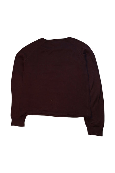 A Brown Long Sleeve Tops from Excuse My French in size 8Y for girl. (Back View)