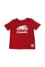 A Red Short Sleeve T Shirts from Roots in size 4T for neutral. (Front View)
