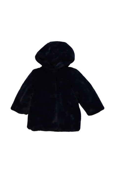 A Navy Coats from Tartine et Chocolat in size 2T for girl. (Front View)