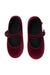 A Burgundy Dress Shoes from La Cadena in size 3T for girl. (Back View)