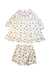 A Multicolour Shorts Sets from Ettoi in size 3T for girl. (Front View)
