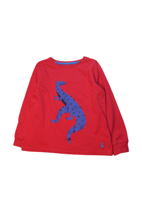 A Red Long Sleeve T Shirts from Joules in size 5T for neutral. (Front View)