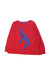A Red Long Sleeve T Shirts from Joules in size 5T for neutral. (Front View)