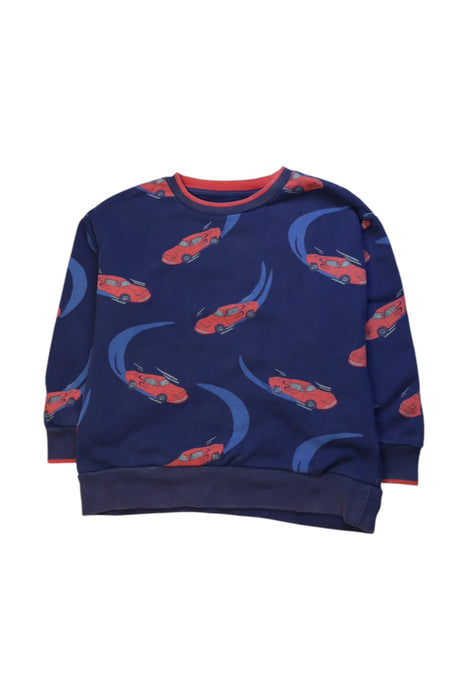 A Navy Crewneck Sweatshirts from Boden in size 5T for boy. (Front View)